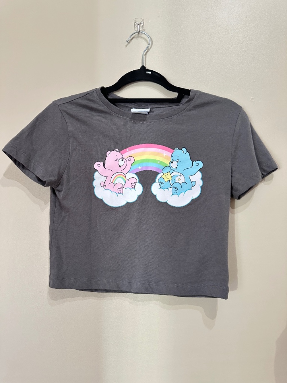 Care Bears Tee T-shirt Gray Women Size S